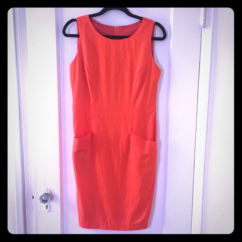 Perfectly preppy tailored linen shift dress 1990